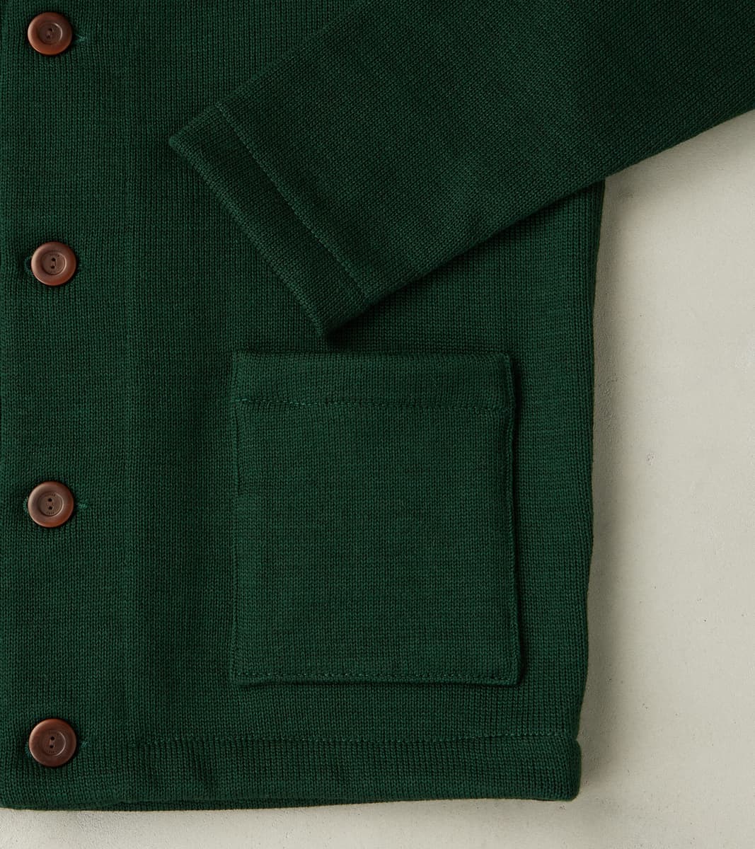 Casual Cardigan - Pine