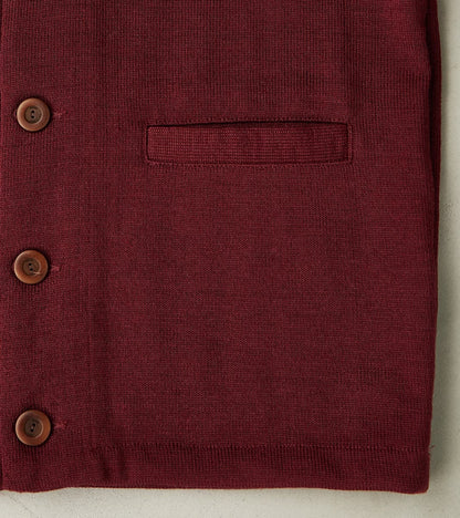 Spring Slouchy Cardigan - Burgundy