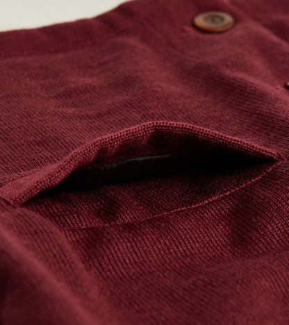 Spring Slouchy Cardigan - Burgundy
