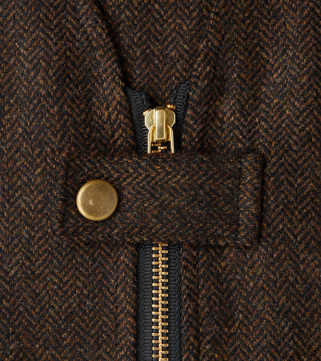 Cargo Vest - Moon Chocolate Herringbone & Fox Harvest Houndstooth
