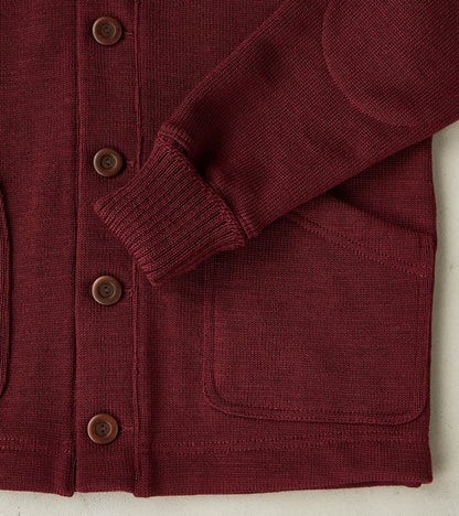 Shawl Cardigan - Burgundy