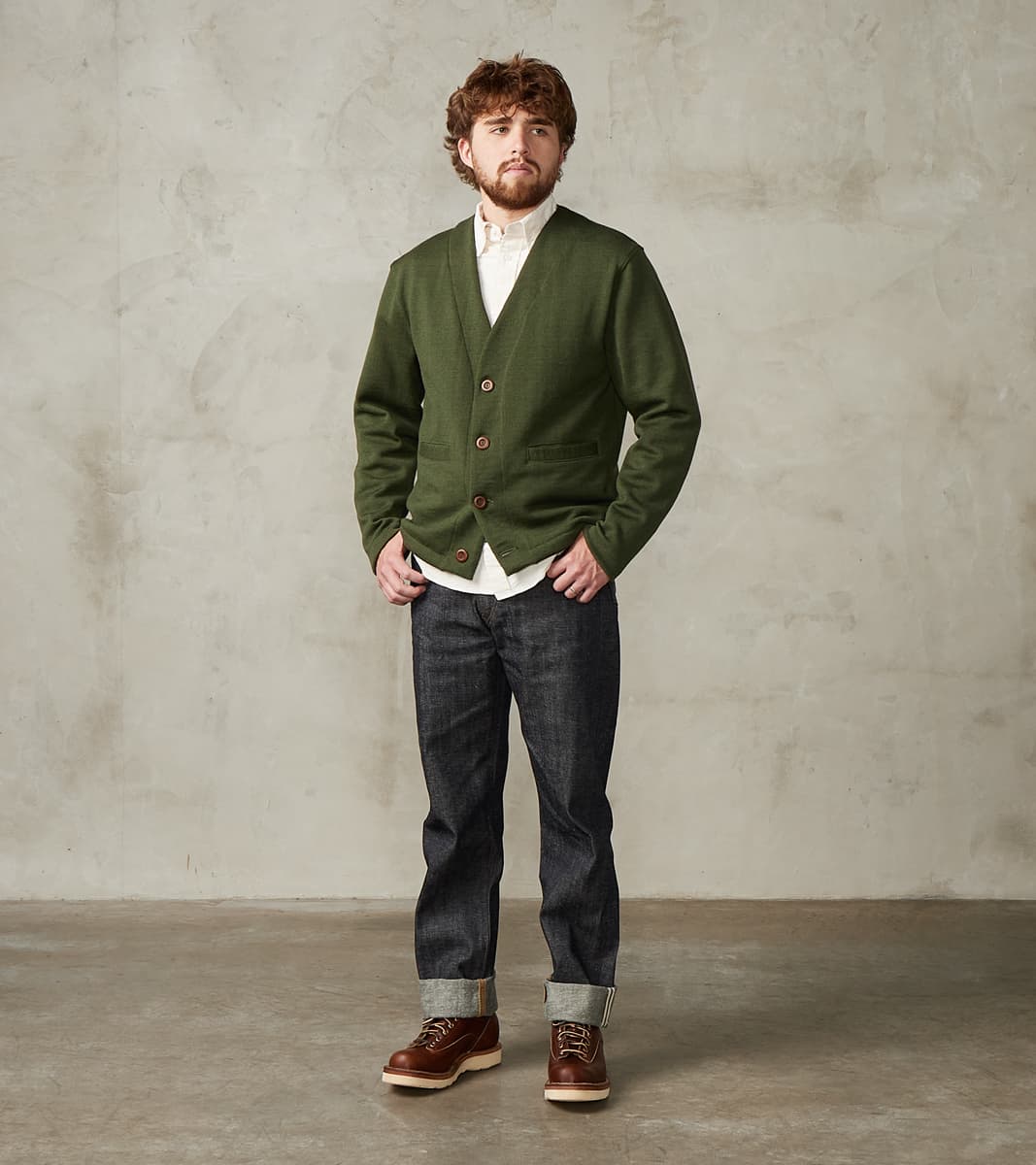 Spring Slouchy Cardigan - Spruce