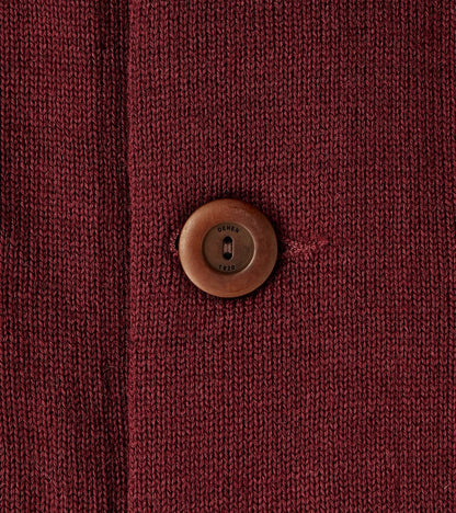 Spring Slouchy Cardigan - Burgundy
