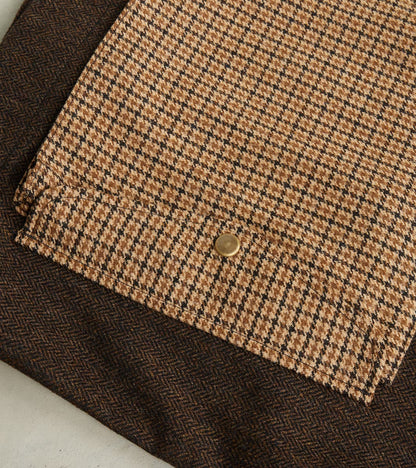 Cargo Vest - Moon Chocolate Herringbone & Fox Harvest Houndstooth