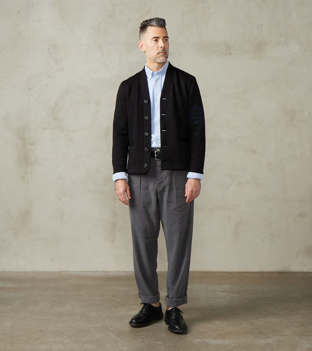 Barrister Cardigan - Black