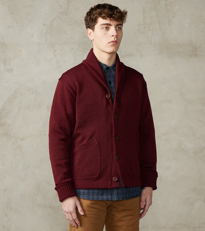 Shawl Cardigan - Burgundy