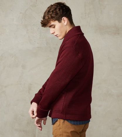Shawl Cardigan - Burgundy