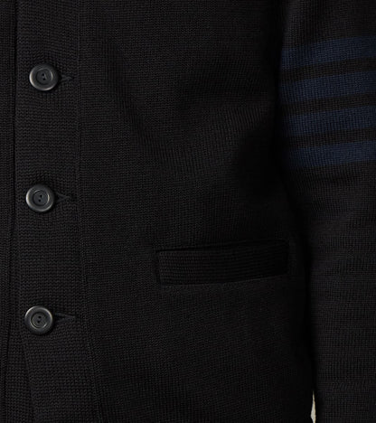 Barrister Cardigan - Black