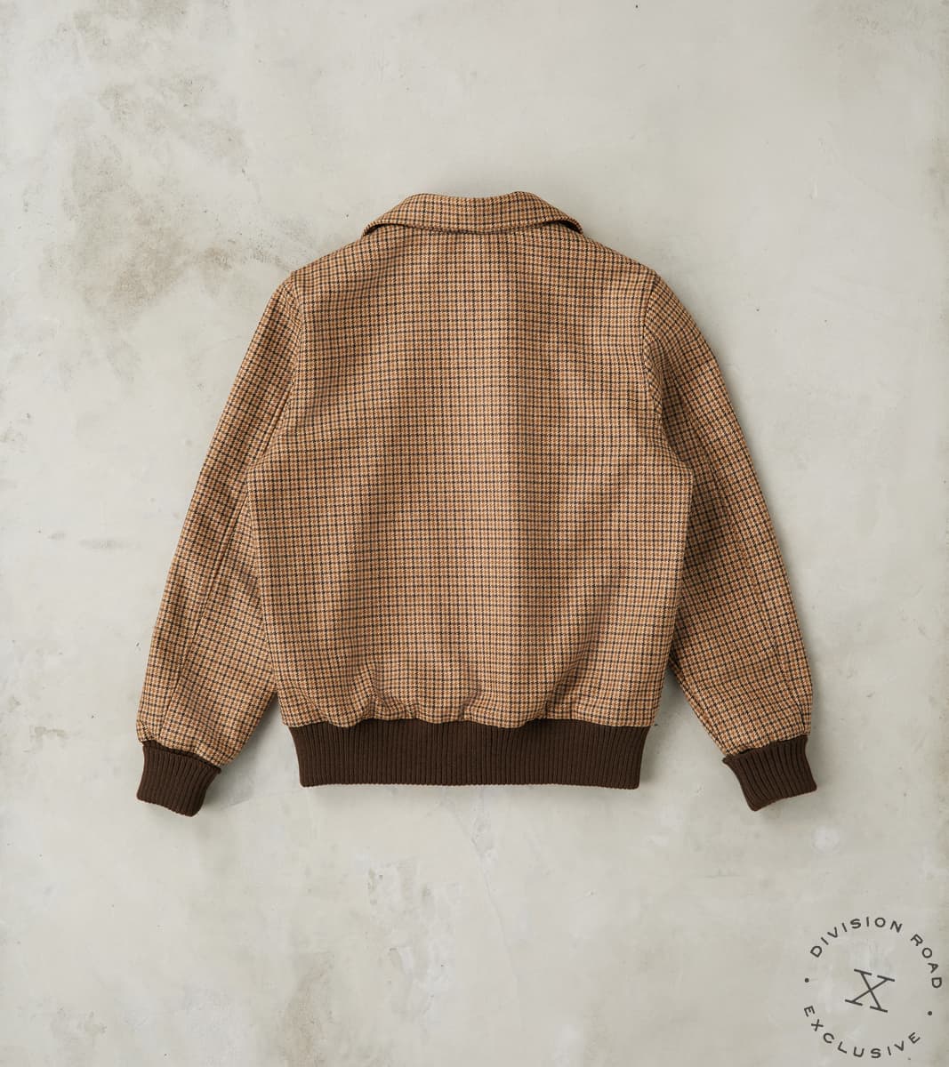 Harrison Jacket - Fox Brothers® Flannel - Harvest Houndstooth Check Twill