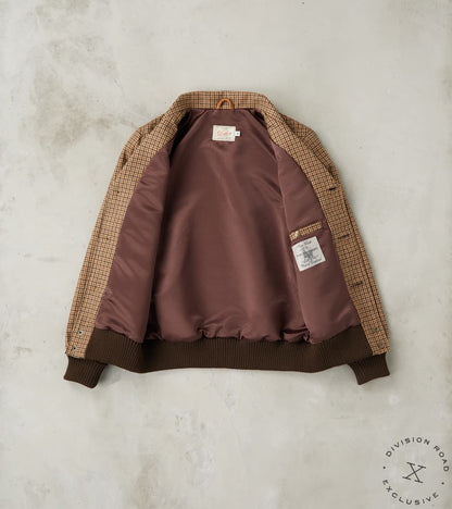 Harrison Jacket - Fox Brothers® Flannel - Harvest Houndstooth Check Twill
