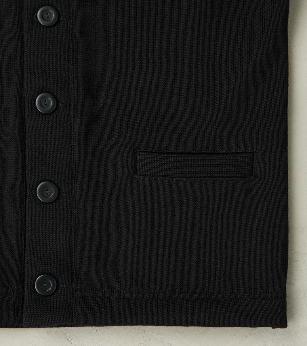 Barrister Cardigan - Black