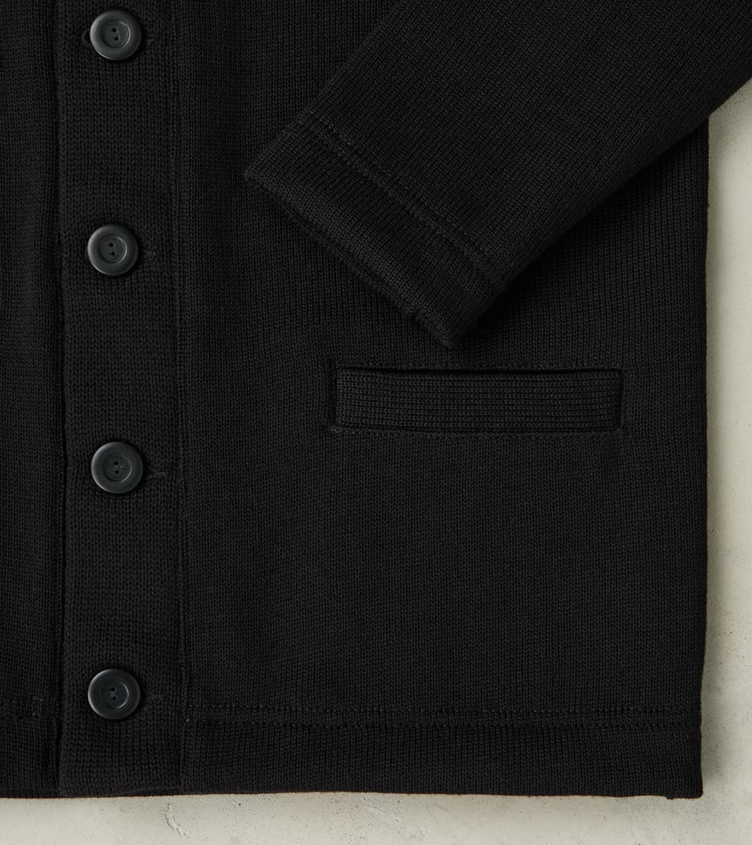 Barrister Cardigan - Black