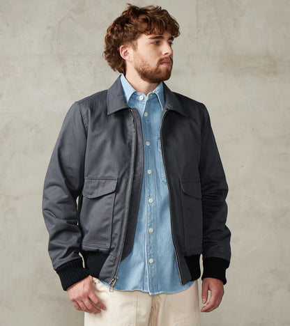 Dehen 1920 x Division Road Carrier Jacket - 12oz H.Stevensons® Dry Waxed Herringb…