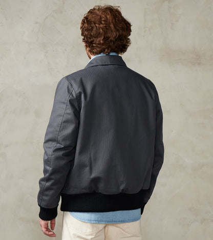 Carrier Jacket - 12oz H.Stevensons® Dry Waxed Herringbone - Slate