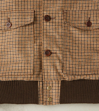 Harrison Jacket - Fox Brothers® Flannel - Harvest Houndstooth Check Twill