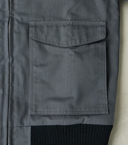 Carrier Jacket - 12oz H.Stevensons® Dry Waxed Herringbone - Slate