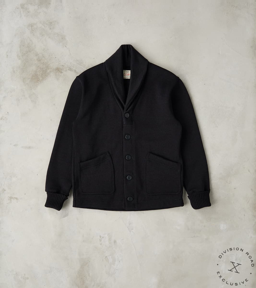 Dehen 1920 x Division Road Shawl Cardigan - Black