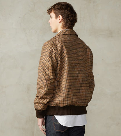 Harrison Jacket - Fox Brothers® Flannel - Harvest Houndstooth Check Twill