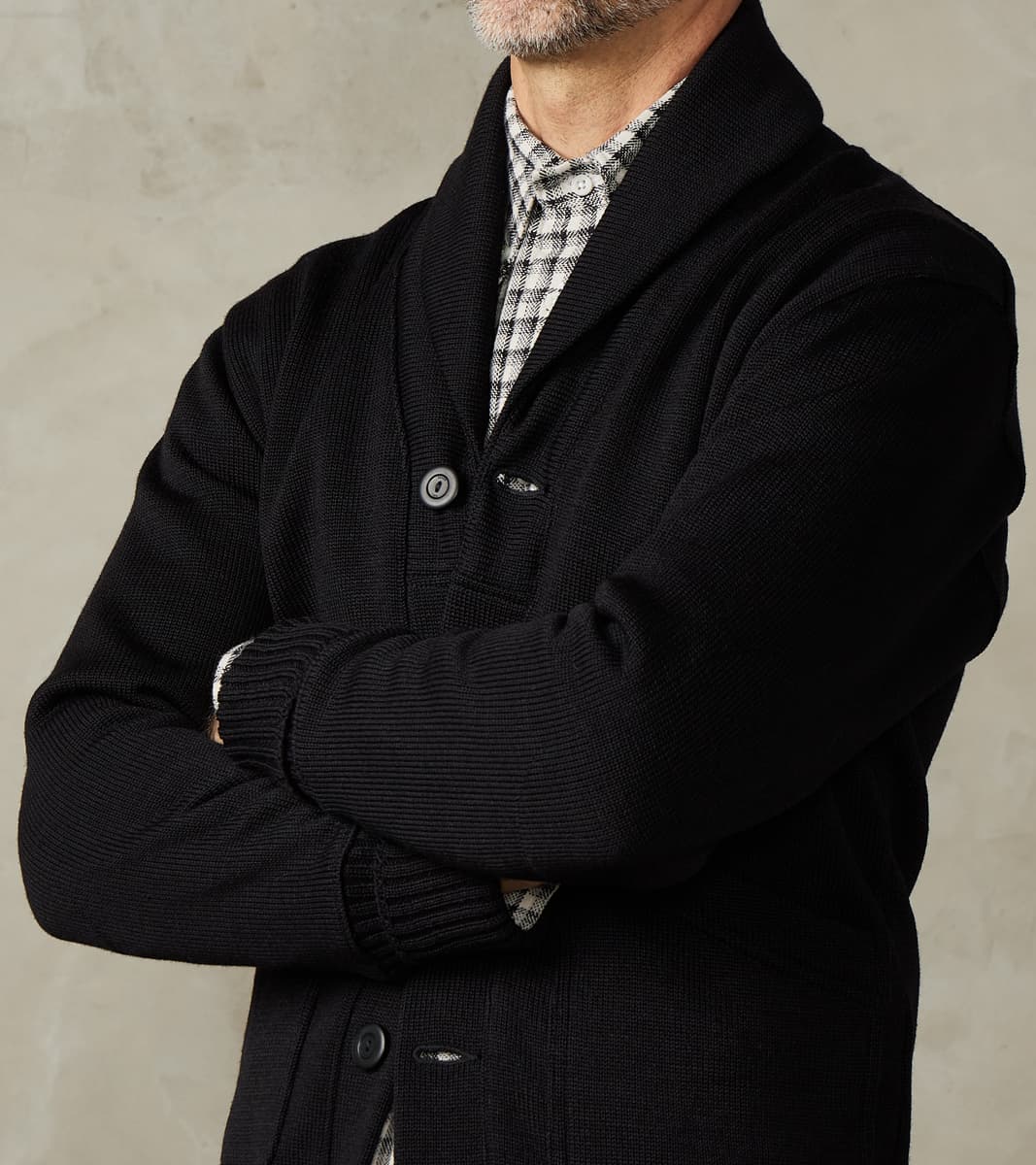 Shawl Cardigan - Black
