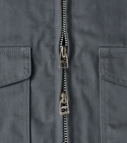 Carrier Jacket - 12oz H.Stevensons® Dry Waxed Herringbone - Slate