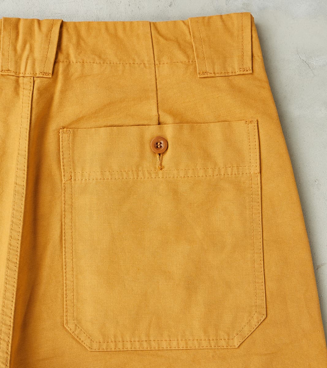Logan 321 Swiss Army Pant - Straight Tapered - Mustard Military Canvas
