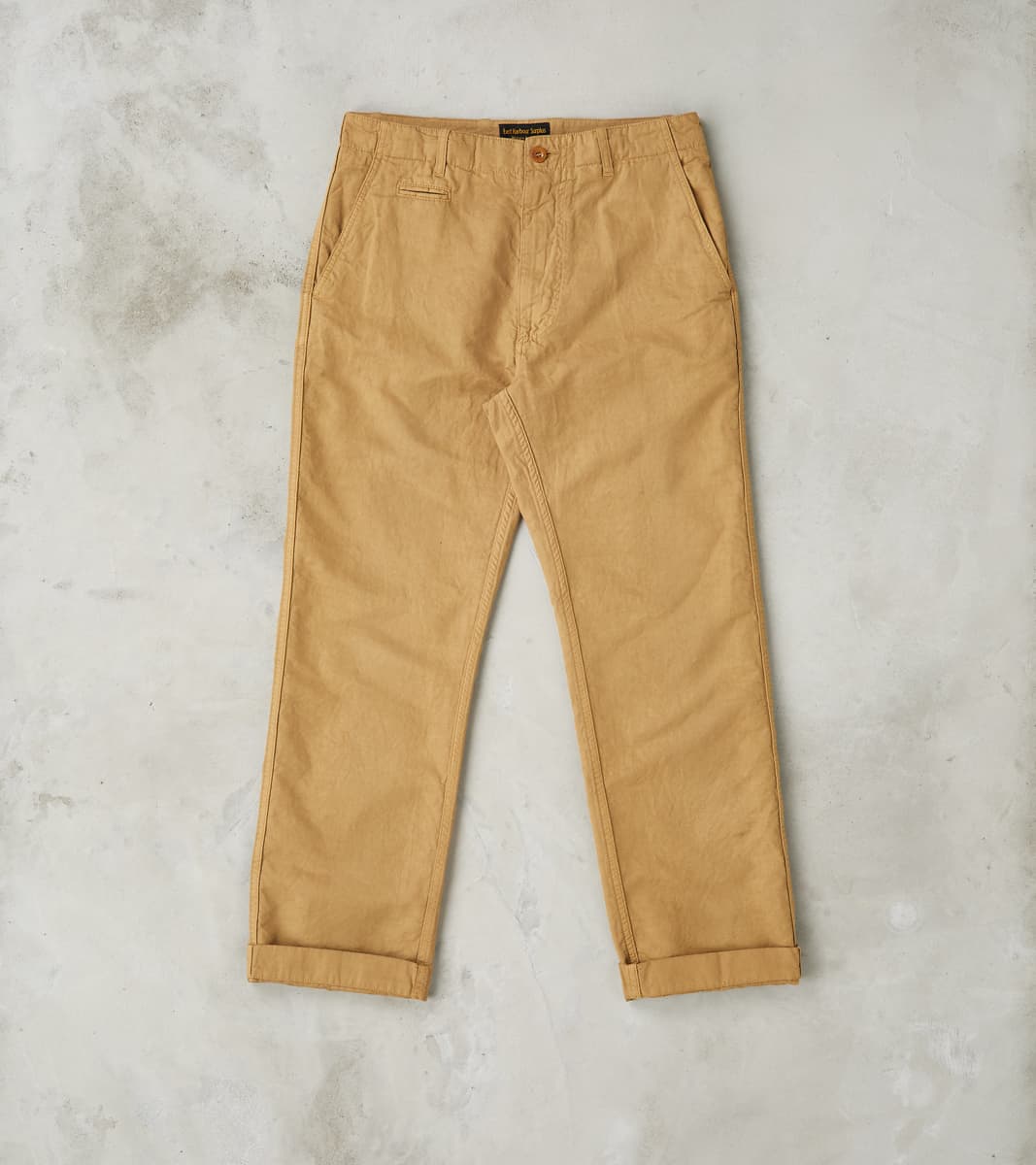 East Harbour Surplus Axel 071 Chino Pant - Classic Tapered - Khaki Cot…