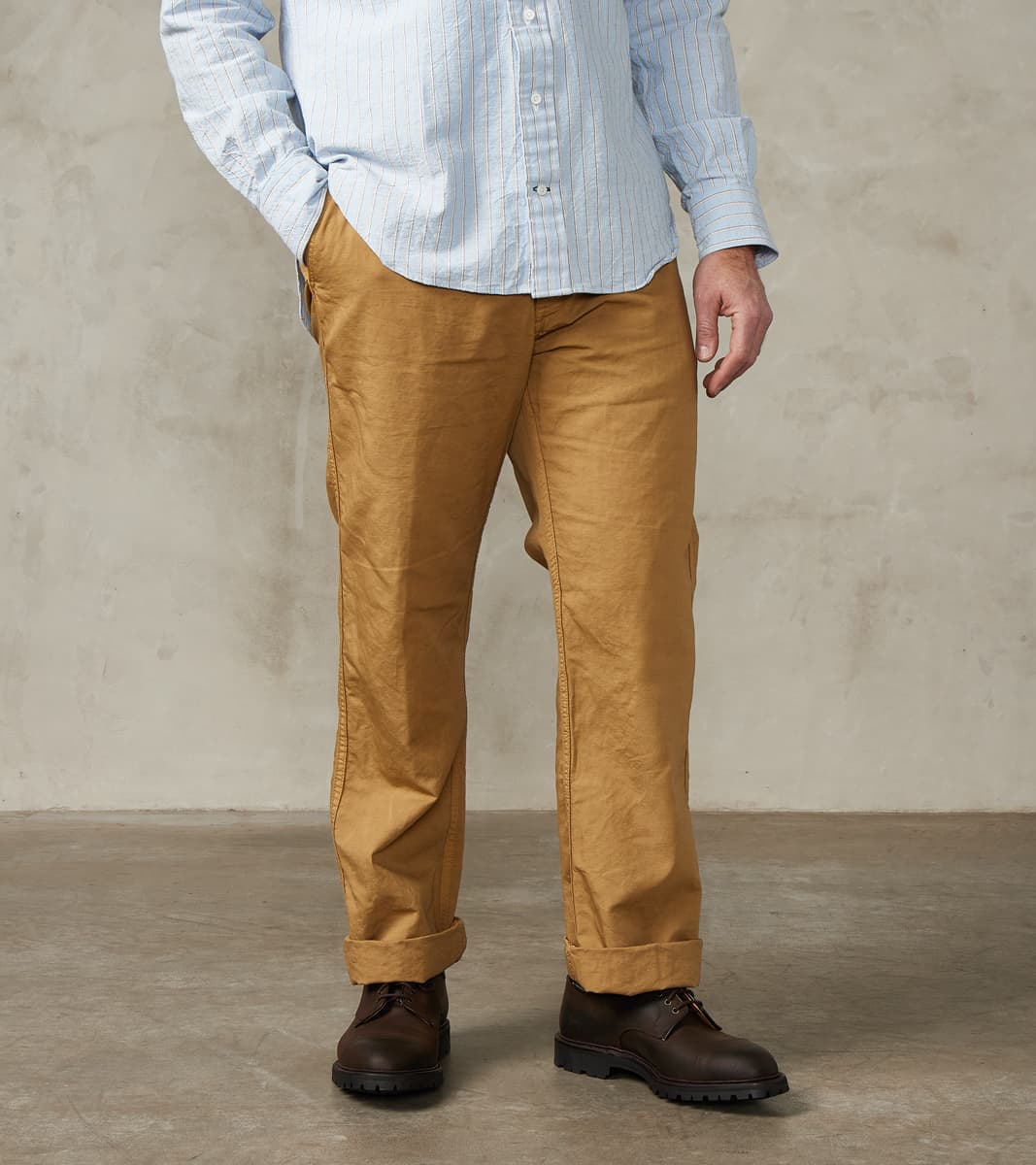 East Harbour Surplus Axel 071 Chino Pant - Classic Tapered - Khaki Cot…