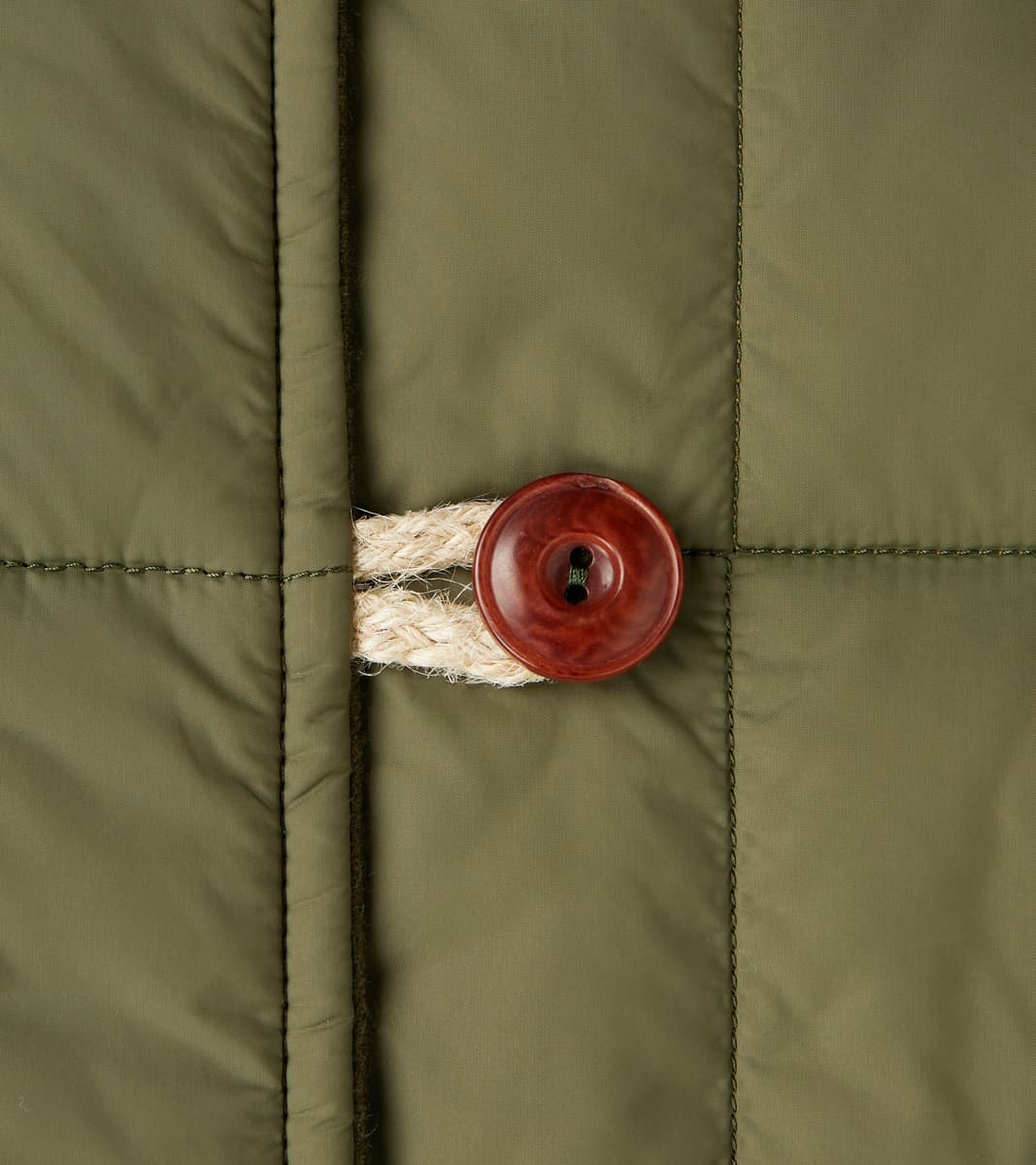 Hebron 796 Reversible Naval Shirt Jacket - Olive Washed Wool Flannel & Quilted Satin