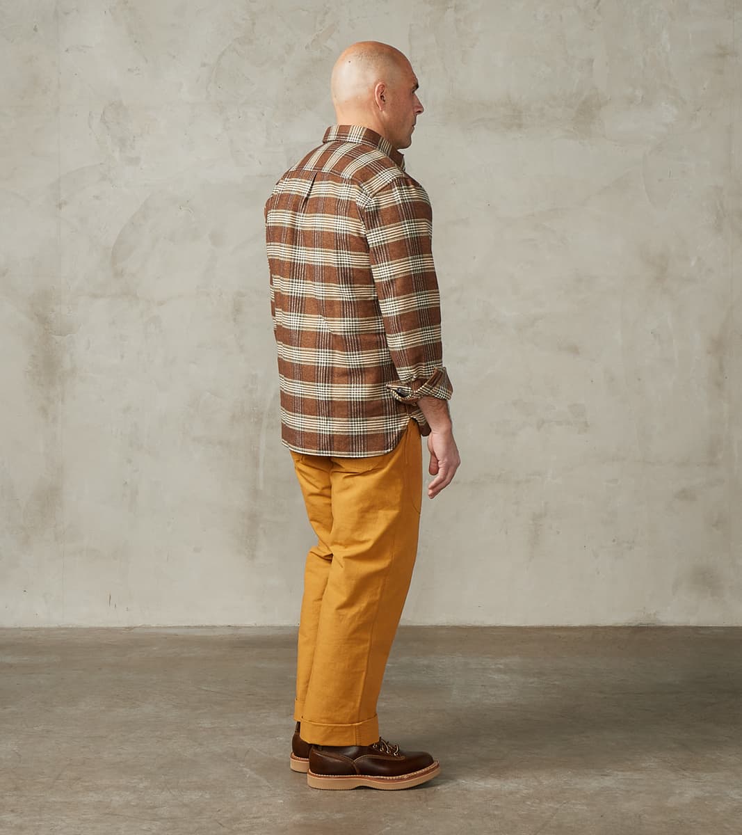 Logan 321 Swiss Army Pant - Straight Tapered - Mustard Military Canvas