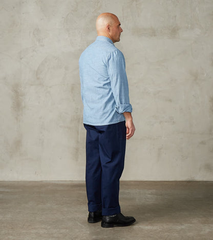 Kodiak 475 Work Shirt - Indigo Stone Washed Chambray