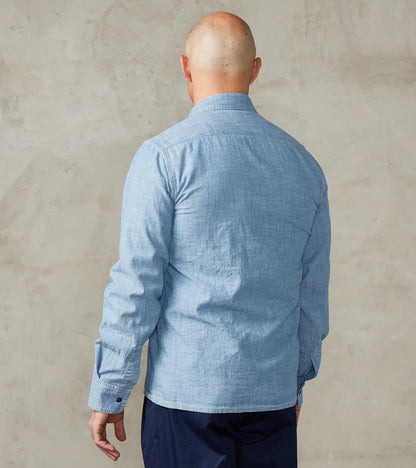 Kodiak 475 Work Shirt - Indigo Stone Washed Chambray
