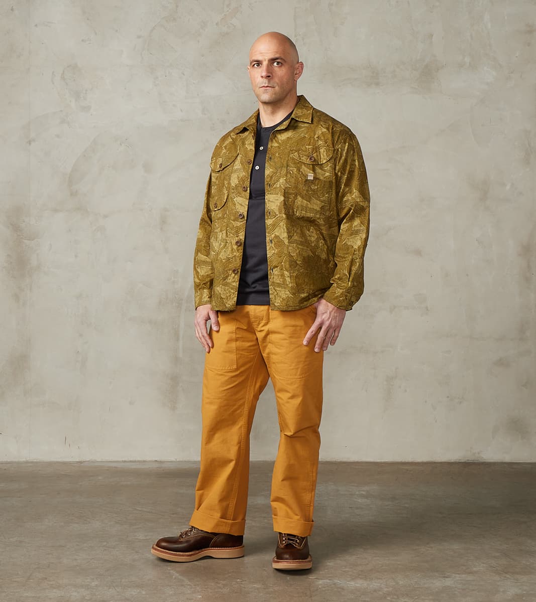 Carter 9402 Field Shirt Jacket - Camouflage Cotton Poplin
