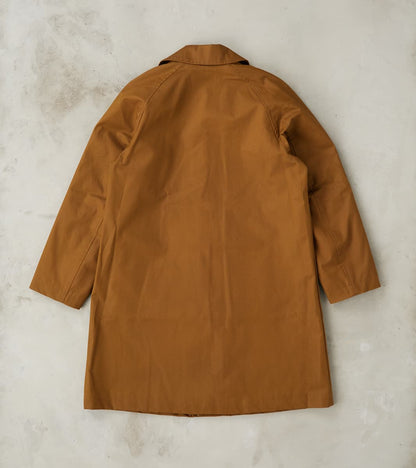 Groove 670 Raglan Trench Coat - Khaki Waterproof Waxed Canvas