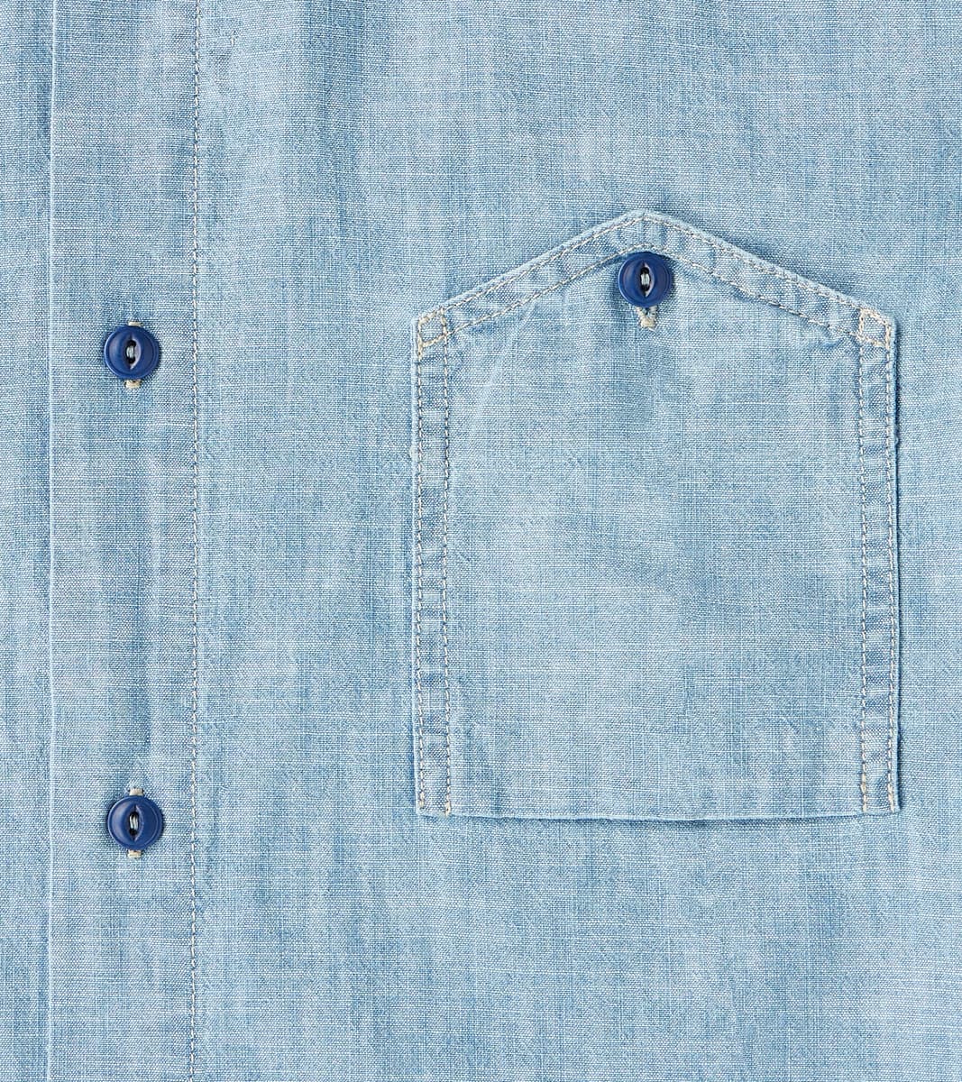 Kodiak 475 Work Shirt - Indigo Stone Washed Chambray