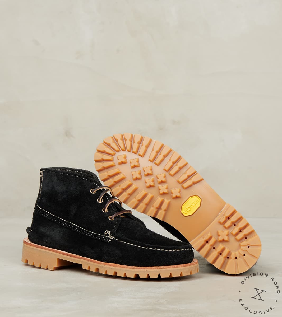 Quarter Trek Boot - Vibram 100 Honey Lug - CF Stead Black Desert Oasis Oiled Suede