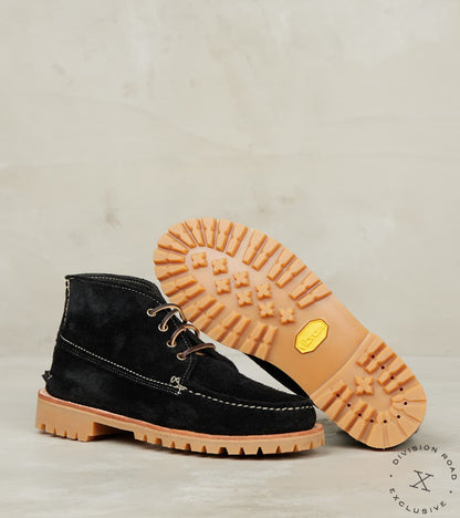 Quarter Trek Boot - Vibram 100 Honey Lug - CF Stead Black Desert Oasis Oiled Suede