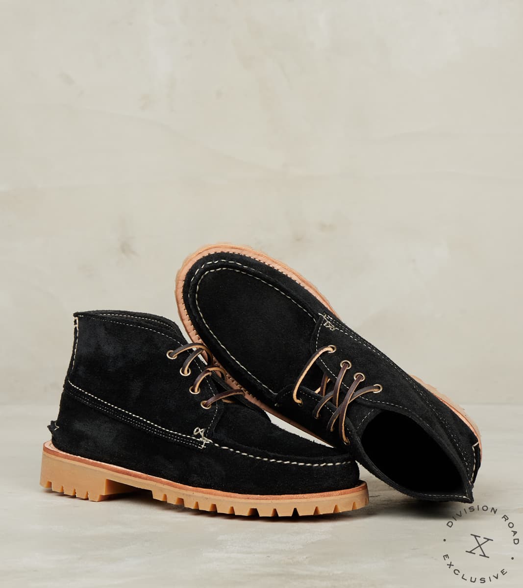 Quarter Trek Boot - Vibram 100 Honey Lug - CF Stead Black Desert Oasis Oiled Suede