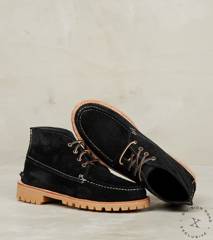 Quarter Trek Boot - Vibram 100 Honey Lug - CF Stead Black Desert Oasis Oiled Suede