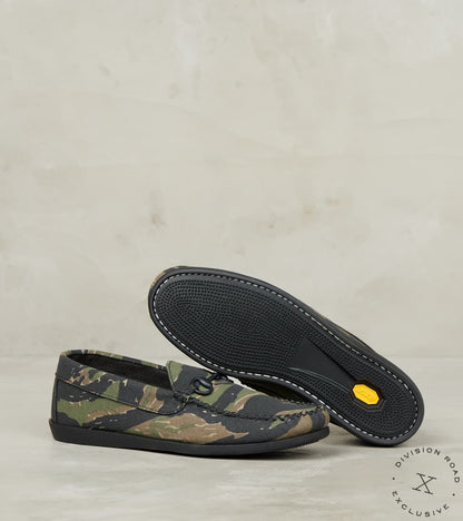 Horse Bit Camp Moc - Vibram Camp - Deadstock Tiger Stripe Camo