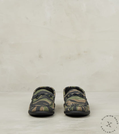 Horse Bit Camp Moc - Vibram Camp - Deadstock Tiger Stripe Camo