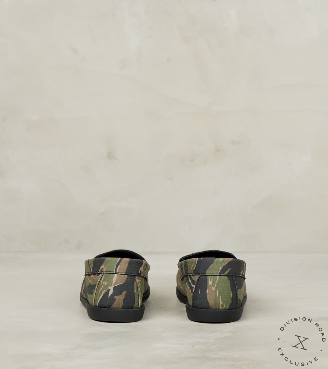 Horse Bit Camp Moc - Vibram Camp - Deadstock Tiger Stripe Camo