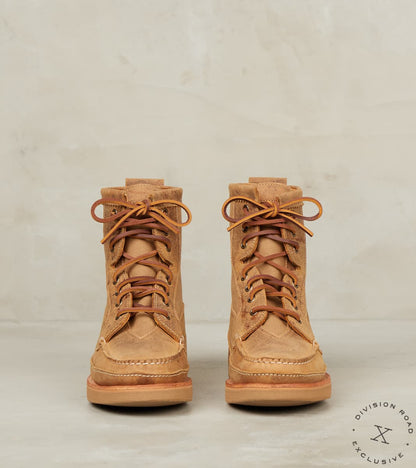 Rangeley Boot DB - Vibram 2060 - CFS Brandy Waxed Kudu & Field Tan Waxed Canvas
