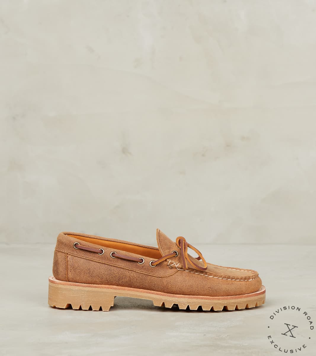 EasyMoc x Division Road Carrabasset Camp - Vibram 100 Honey Lug - CF Stead Bronze…