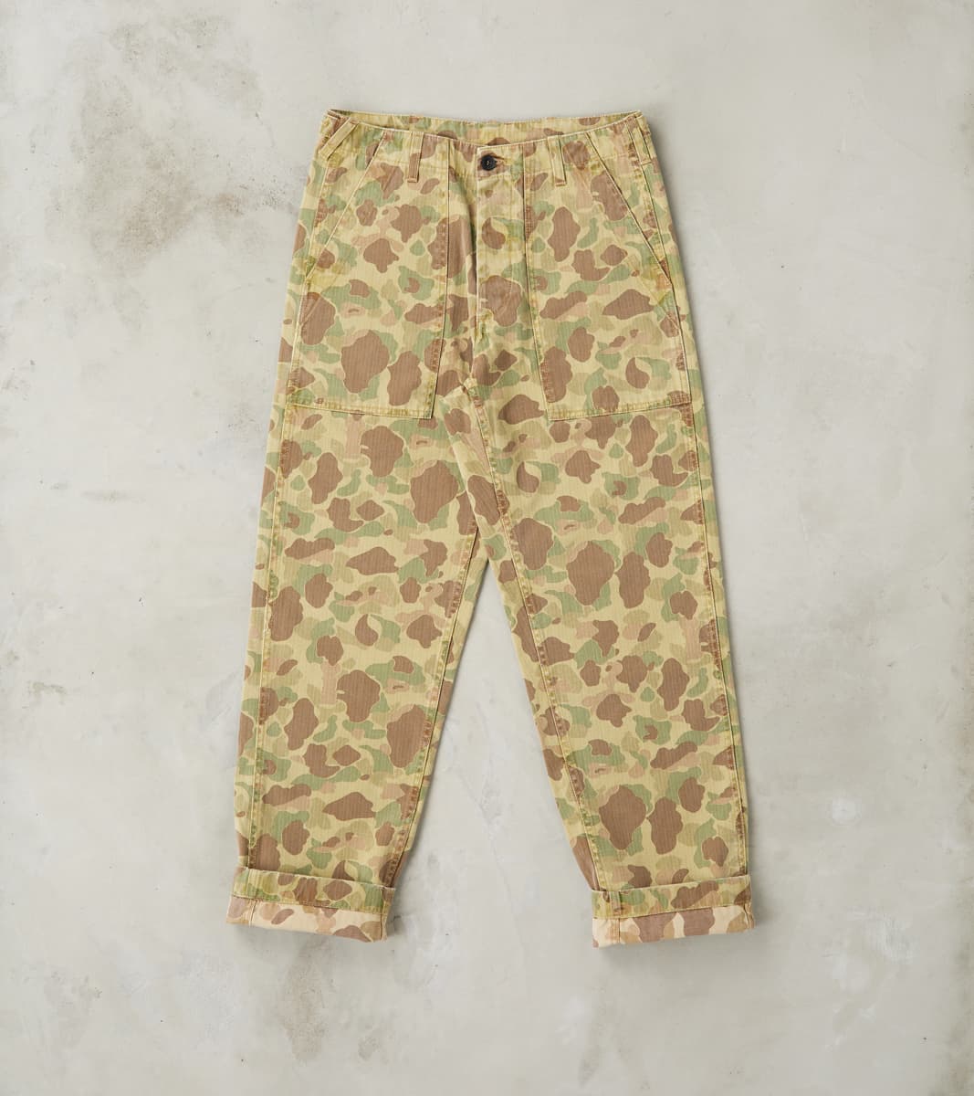 Fortela New Fatigue Trouser - Kamo Herringbone Twill