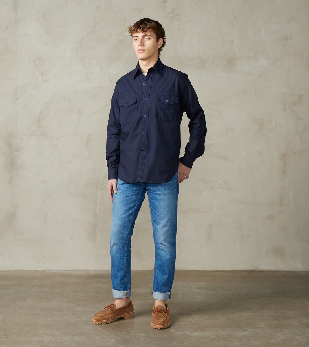 CPO Shirt - Indigo Dyed Canvas