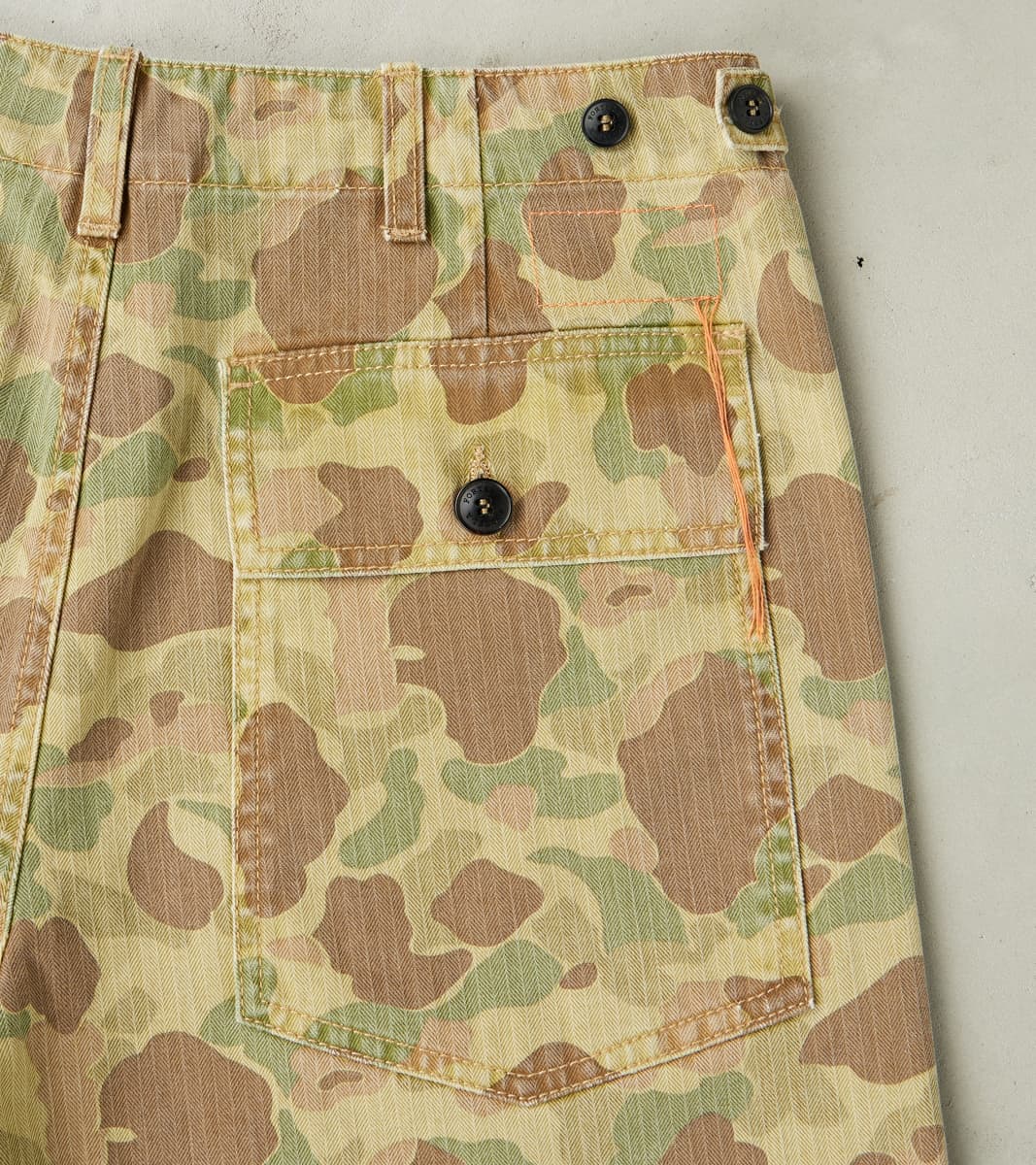 New Fatigue Trouser - Kamo Herringbone Twill