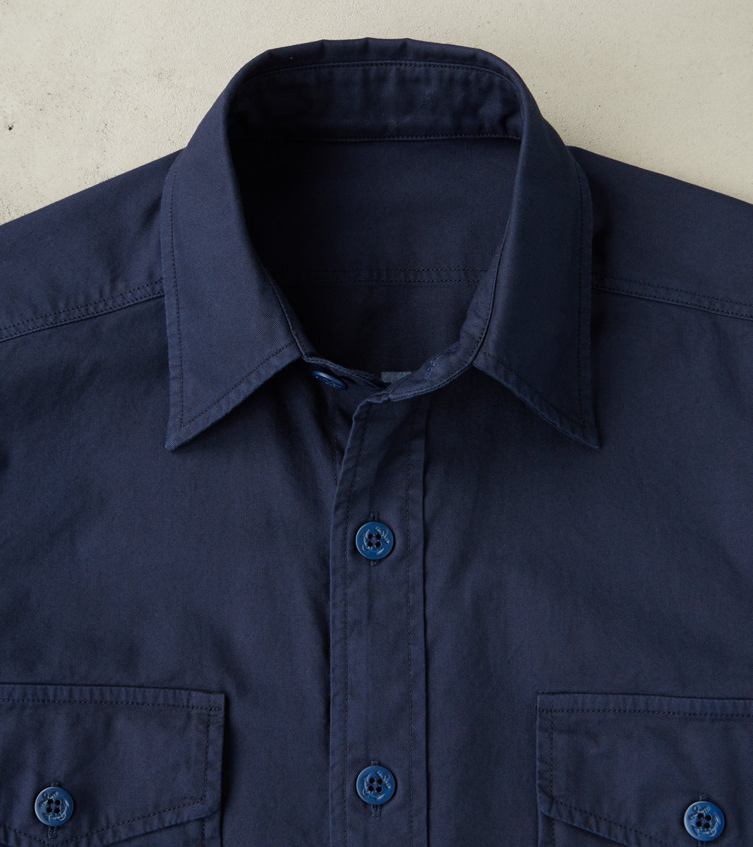 CPO Shirt - Indigo Dyed Canvas
