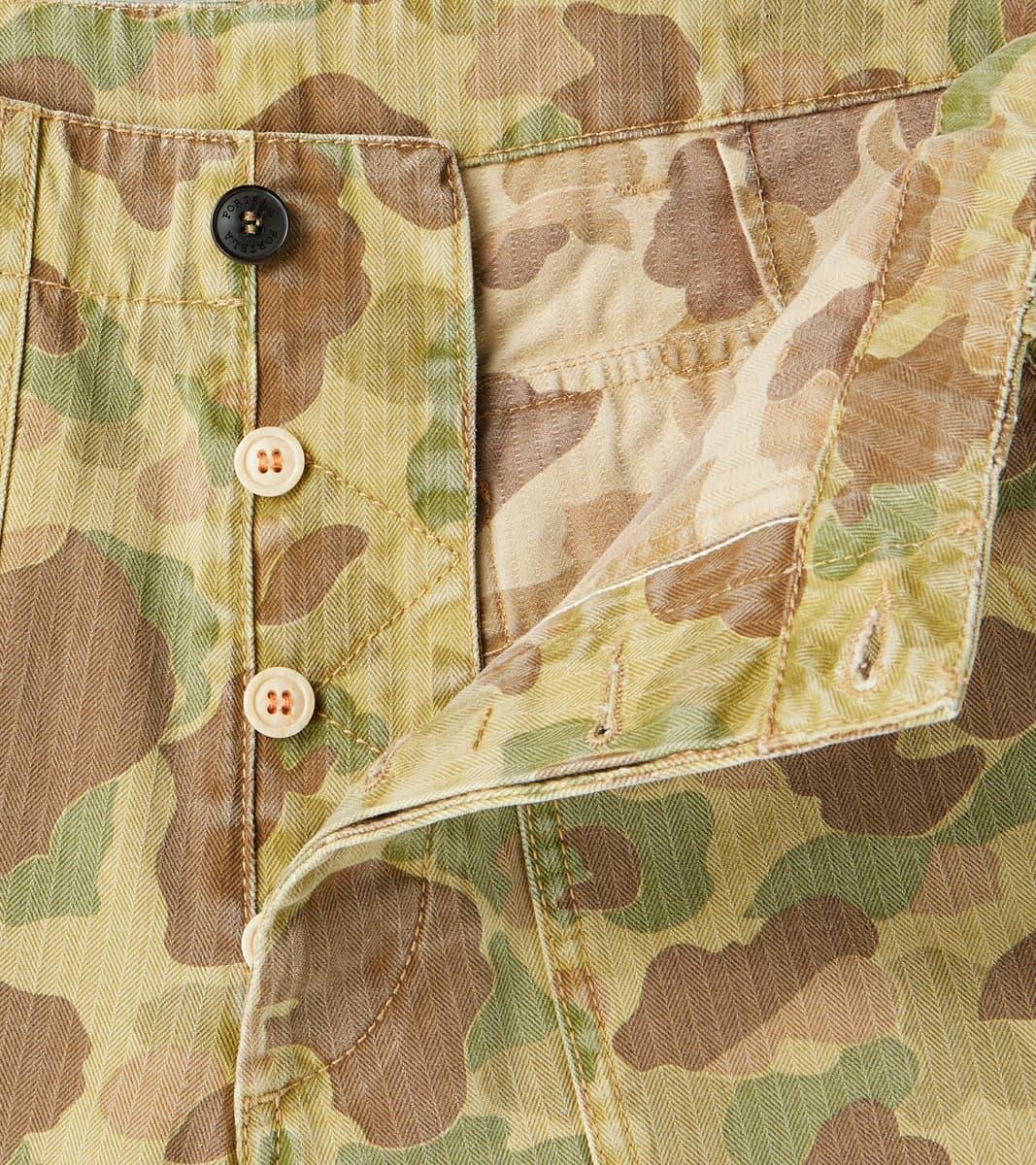New Fatigue Trouser - Kamo Herringbone Twill