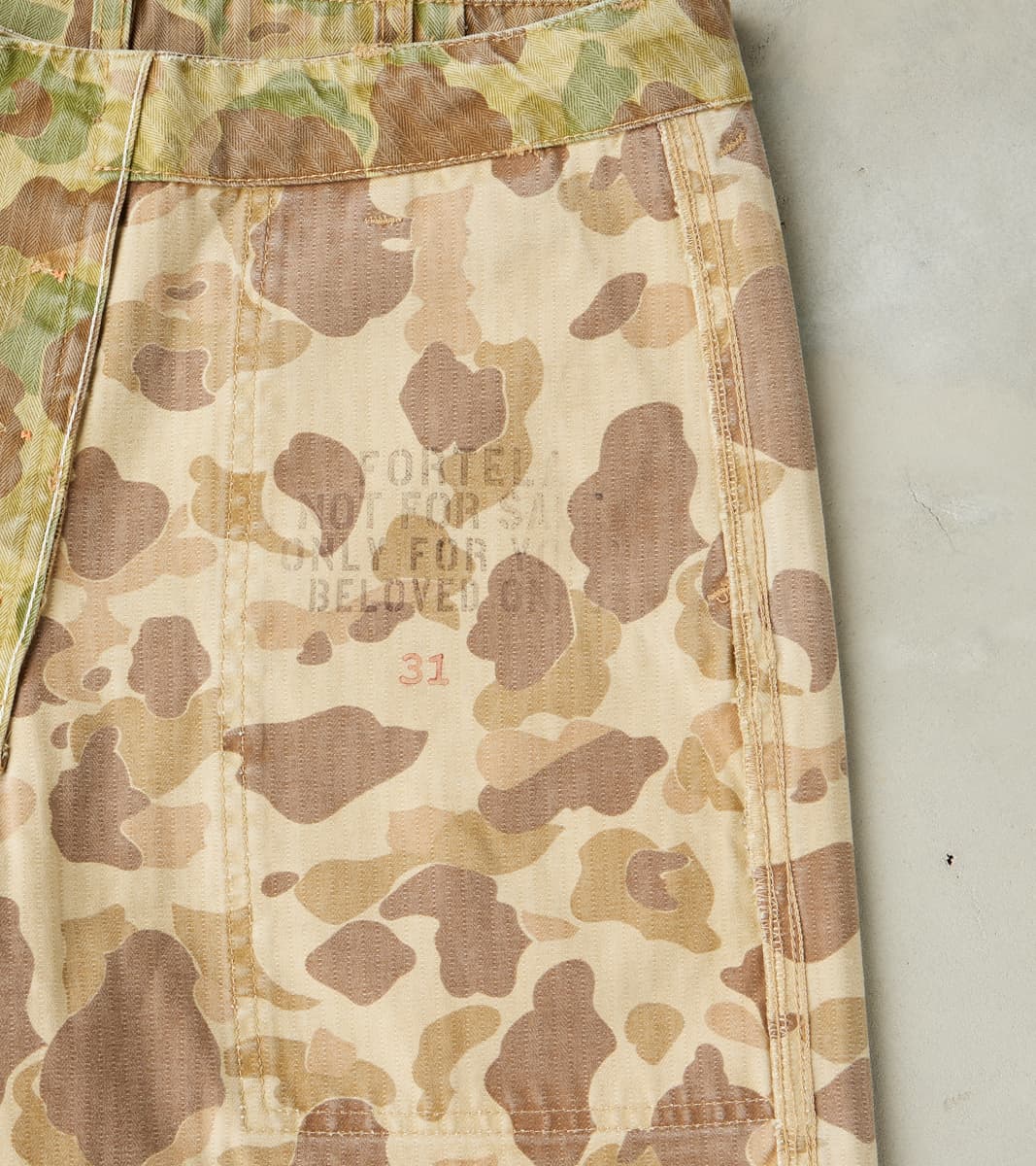 New Fatigue Trouser - Kamo Herringbone Twill