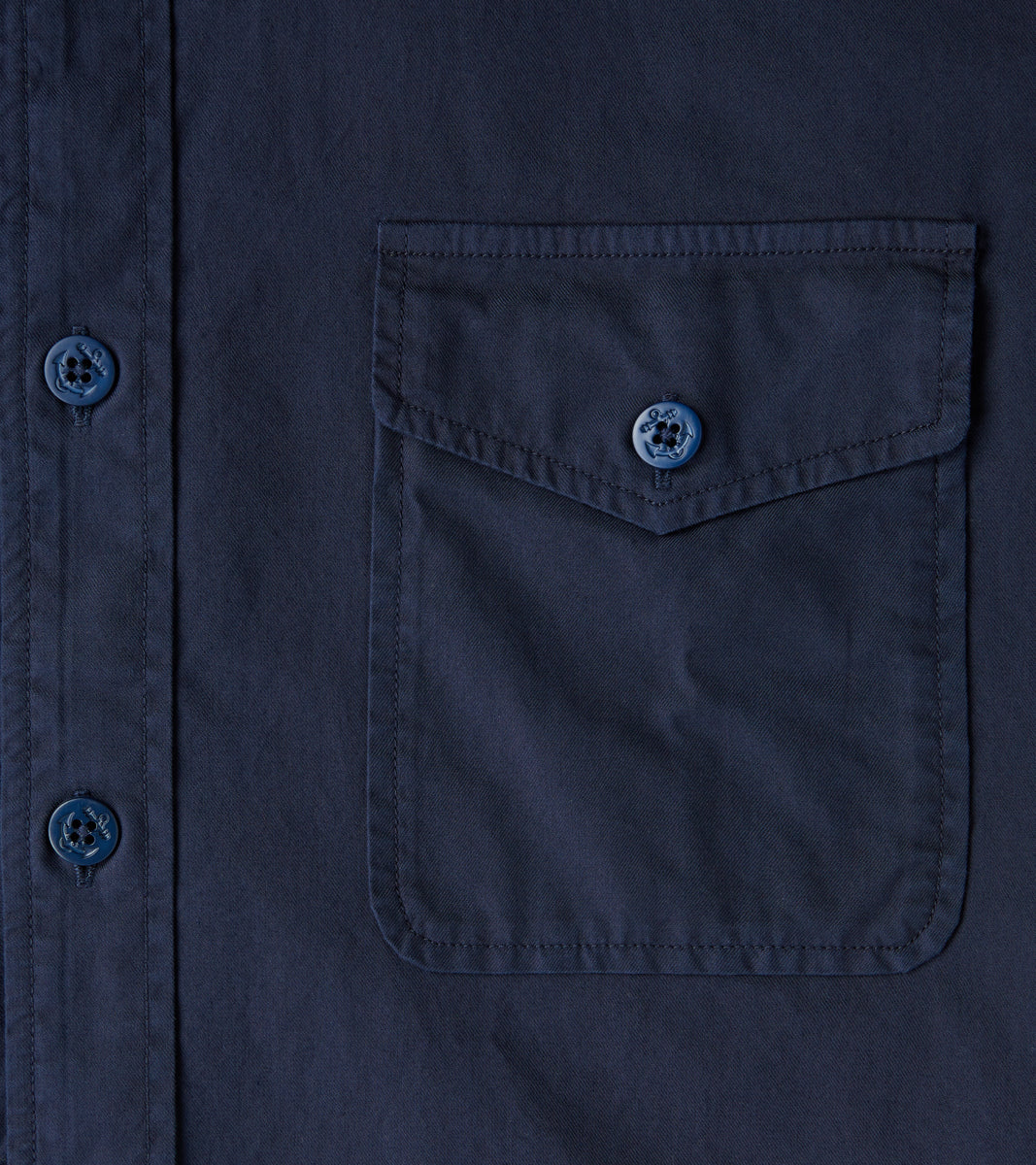 CPO Shirt - Indigo Dyed Canvas